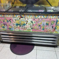 یخچال فریزر صندوقی چهار دربدنه فریدونی تمام استیل