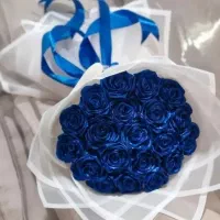 دسته گل روبانی