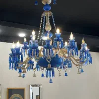 ۳ عدد لوستر باکارات ۲۱ شاخه زیرقیمت|لوستر و چراغ آویز|تهران, حکیمیه|دیوار