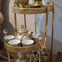 میز بار آبکاری طلا