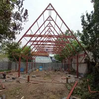 جوشکار وال پست ساخت ویلا سویسی آهنگری کلبه سویسی