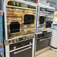 اجاق استیل طرح فر پارس با ارسال گاز توکار شیشه