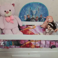 تخت ثابت و گهواره ای  مناسب نوزادی تا۸سال|تخت و صندلی بچه|بیرجند, |دیوار