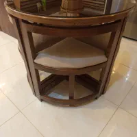 میز ناهار خوری ۴نفره گرد