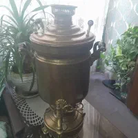 سماور برنجی نفتی با مهر سازنده قدیمی انتیک|صنایع دستی و سایر لوازم تزئینی|تهران, نارمک|دیوار