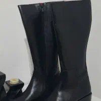 چکمه تمام چرم ساق بلند از برند السا