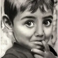 سفارش طراحی چهره سیاه قلم