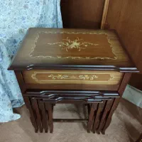 معاوضه وفروش جلومبلی منبت چندکاره جنس چوب|مبلمان خانگی و میز عسلی|سبزوار, امیر کبیر|دیوار