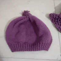 کلاه و شال یقه ای بافت|لباس|کرمانشاه, |دیوار