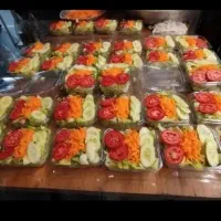 انواع سالاد تک نفره با مواد اولیه تازه و ارگانیک