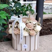 شمع باکس گل