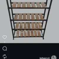 انواع مدل رگال فروشگاهی و خانگی|کتابخانه، شلف، قفسههای دیواری|کاکی, |دیوار