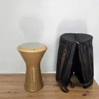 تیمپو تنبک چرم  با کیف کاور|سازهای سنتی|گرگان, |دیوار