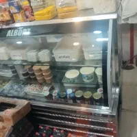 یخچال ویترینی شیشه خم