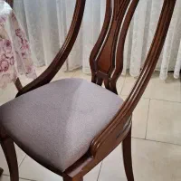 میز ۶ نفره باچوب راش|میز و صندلی غذاخوری|رباط‌کریم, رباط‌کریم|دیوار