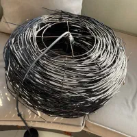 لوستر چوب حصیری مشکی