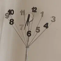 ساعت ایستاده