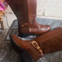 چکمه  قهوه ای توش گرم عالی سایز40