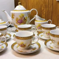 کریستال والتر گل لاله لیلی و مجنون طلاکوب آجیل|ظروف سرو و پذیرایی|مشهد, امام رضا (ع)|دیوار