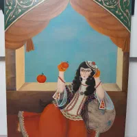 تابلوهای قاجاری کار دست و کلکسیونی