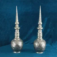 تنگ شاخ دار قلمزنی سیاه قلم