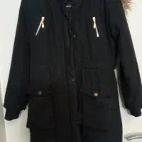 کاپشن بالتد تا زیر زانو سایز ۴۴ دخترونه