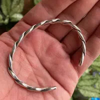 دستبند نقره بنگل