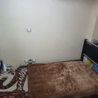 تخت تک نفره فلزی در حد نو|تخت و سرویس خواب|تهران, زنجان جنوبی|دیوار