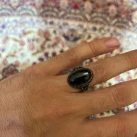انگشتر نقره ۹۲۵ عقیق اصل و تبرک