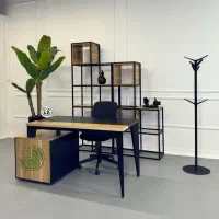 میز کارمند پایه فلزی با فایل|دفتر کار|احمدآبادمستوفی, |دیوار