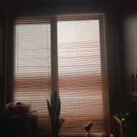 یه جفت پرده کرکره ای تمیز