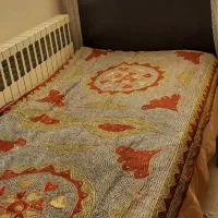 تخت یکنفره چوبی با خوشخواب