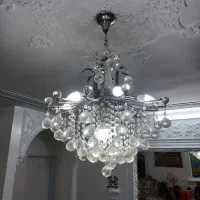 لوستر استیل سالم ۱۶ شاخه و ۱۲ شاخه|لوستر و چراغ آویز|اسلام‌شهر, شهرک واوان|دیوار