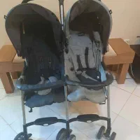 کالسکه دو قلو اون فلو خیلی تمیز|کالسکه و لوازم جانبی|تهران, گیشا|دیوار