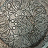 سینی مسی قلمکاری اصفهان|صنایع دستی و سایر لوازم تزئینی|مشهد, سجاد شهر|دیوار