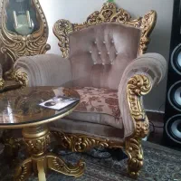 فروش مبل ۹نفره بوفه آیینه ساعت