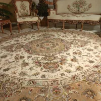 فرش دایره دستبافت ۳×۳|فرش|تهران, مدائن|دیوار