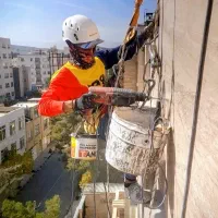 پیچ رولپلاک نما مشهد رنگ نما شستشوی نما  راپل کار