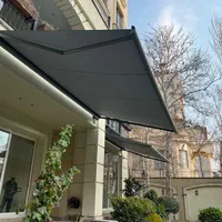 سایبان بازویی فروشگاه و مغازه ریموت دار تبلیغاتی