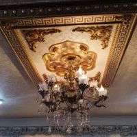 لوستر برنجی اصل وسنگین وکاملا سالم درحدنو