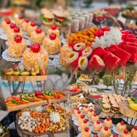 میز فینگر فود شیک+خدمات کامل مهمونی راحت و خاص