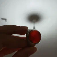 انشگتر مردانه عقیق کلوخه قدیمی|کلکسیون اشیاء عتیقه|فریمان, |دیوار