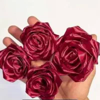 گل های روبانی خاص|گل مصنوعی|زرند, |دیوار