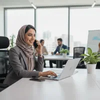 کارمند دفتری خانم / با قابلیت آموزش و ارتقاء