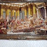 تابلو فرش دست بافت قصر سلیمان|تابلو فرش|همدان, |دیوار