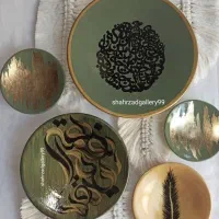 نقاشی روی سفال|صنایع دستی و سایر لوازم تزئینی|قم, شاه ابراهیم|دیوار