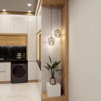 کابینت ضدآب کمد دیواری ام دی اف MDFکار