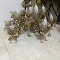 لوستر برنجی|لوستر و چراغ آویز|قرچک, میرزائی شمالی|دیوار