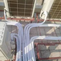 لوله گذاری کولر های گازی|کولر گازی و فن‌کوئل|ارومیه, |دیوار