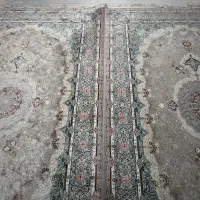 ۲عدد فرش ۶ متری ابریشم طرح برجسته۱۲۰۰شانه